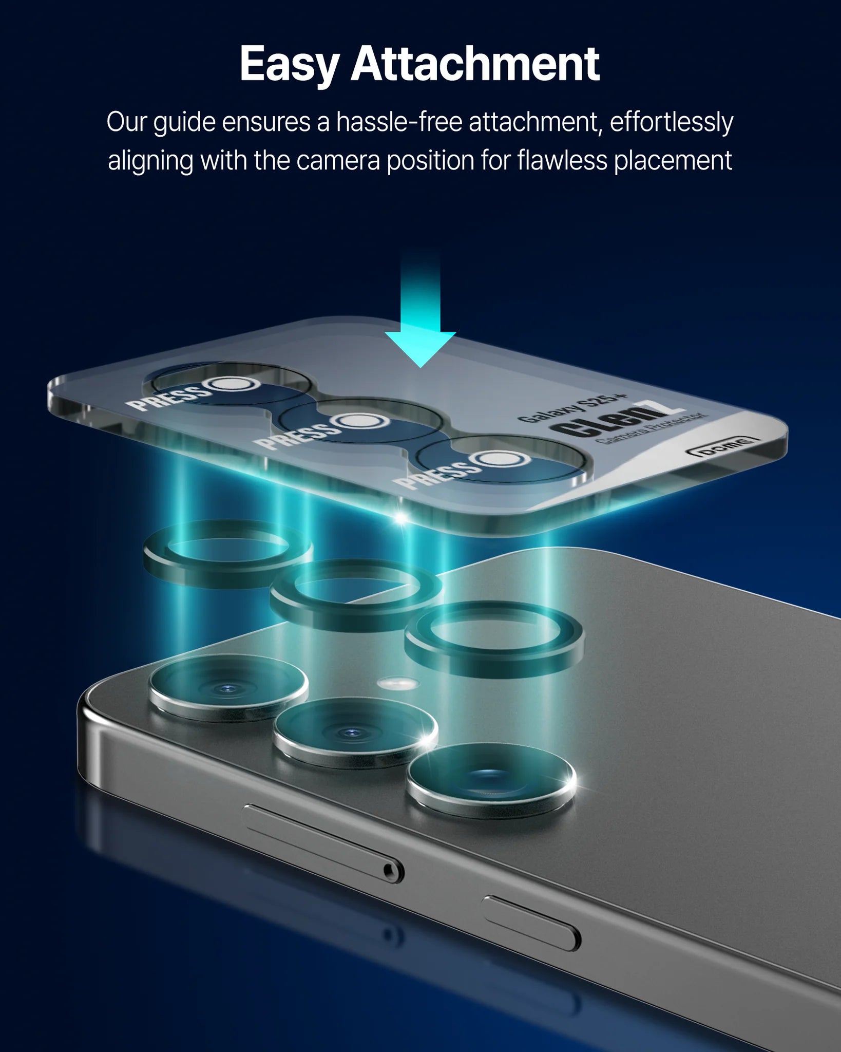 Whitestone CLenZ Glass for S25 Ultra Camera 2pcs Pack