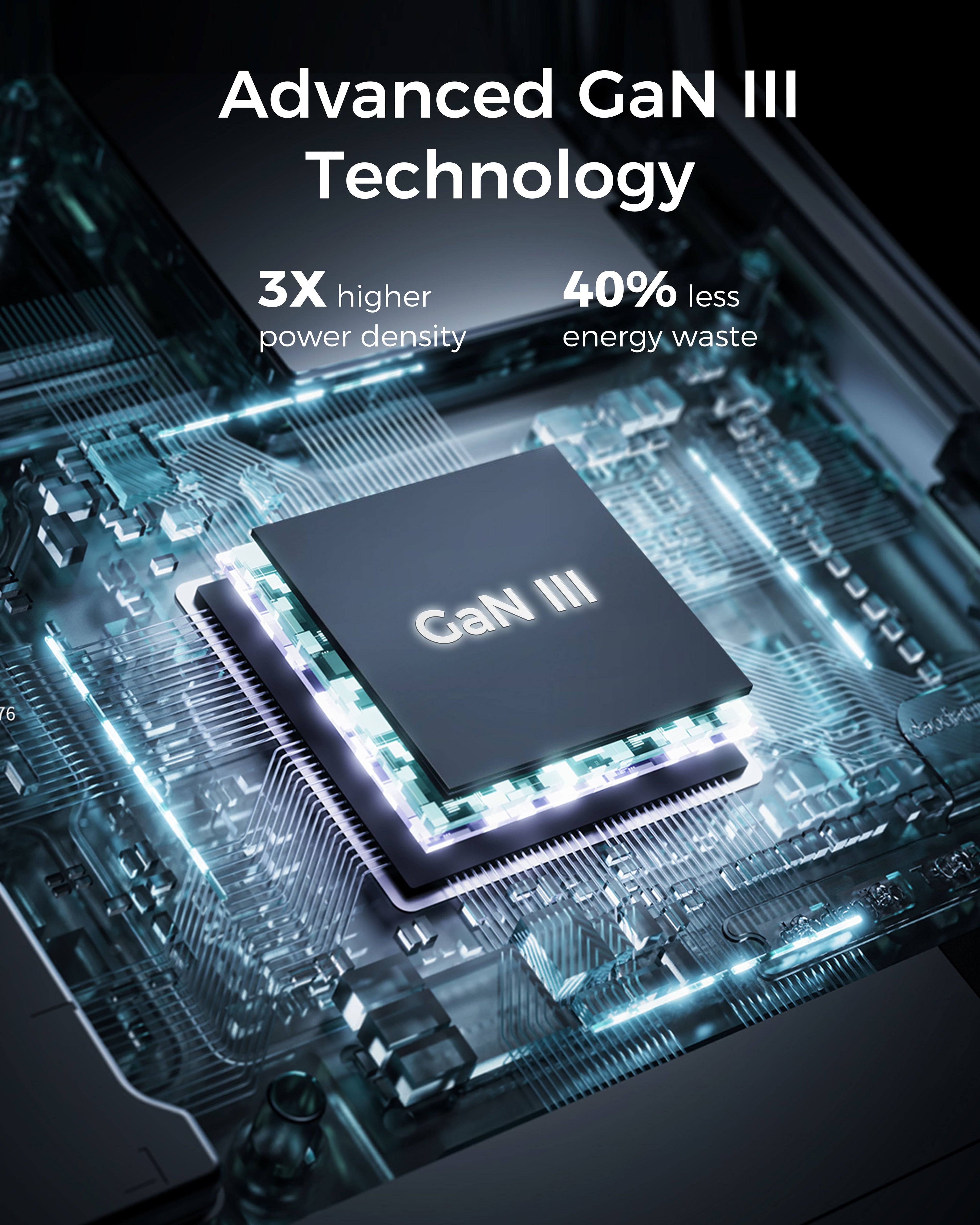 AUKEY PA-C3 Comet Mix 3 67W PD 3-Port GaN Wall Charger with PPS for Laptop & Mobile