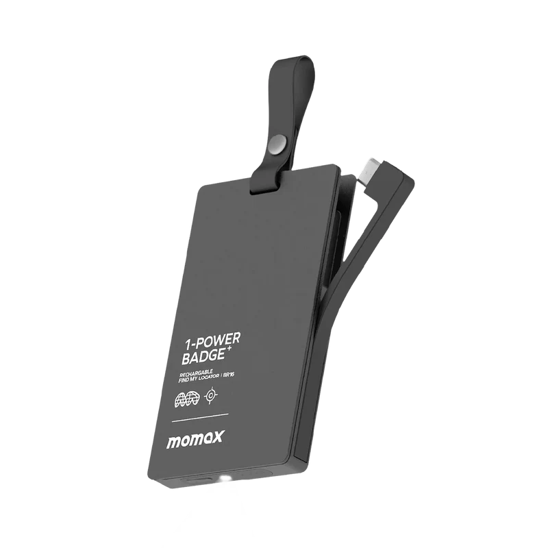 Momax BR16 1-Power Badge+ Rechargeable Battery with Find My Locator