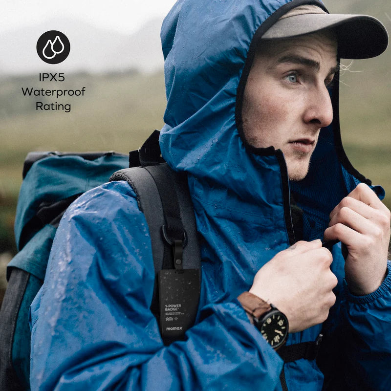 Momax BR16 1-Power Badge+ Rechargeable Battery with Find My Locator