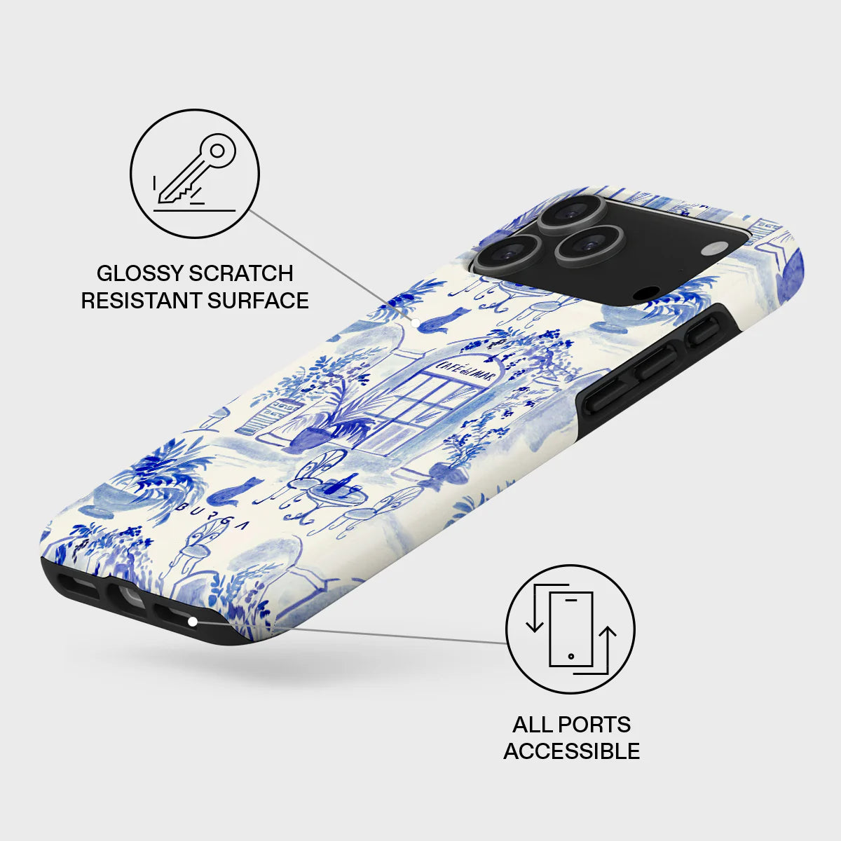 BURGA iPhone 18 / 17 Series Sobremesa Tough MagSafe Case