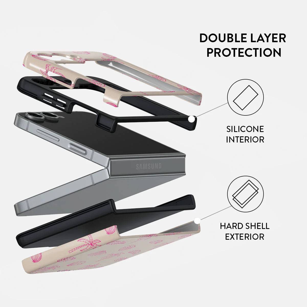 BURGA Samsung Galaxy Z Flip 6 Beach Please Tough Case