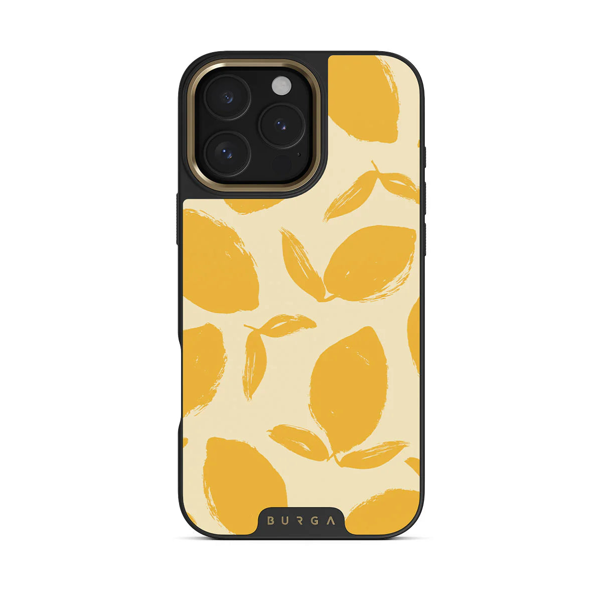 BURGA iPhone 16 Pro / 16 Pro Max Lemon Tart Elite Gold Tough MagSafe Case