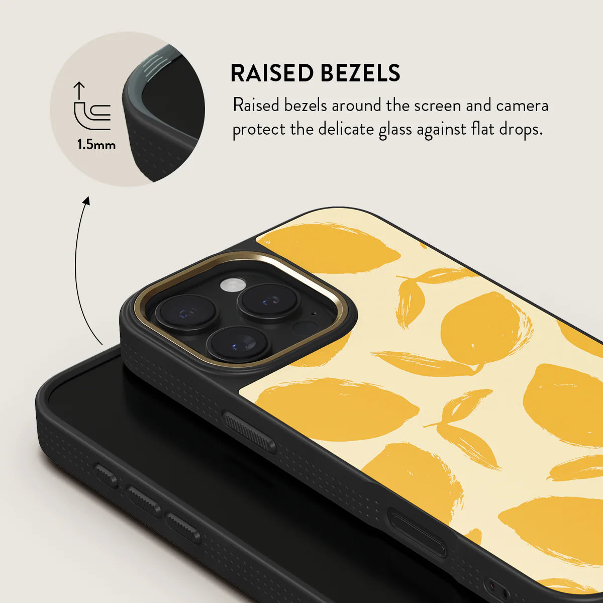 BURGA iPhone 16 Pro / 16 Pro Max Lemon Tart Elite Gold Tough MagSafe Case