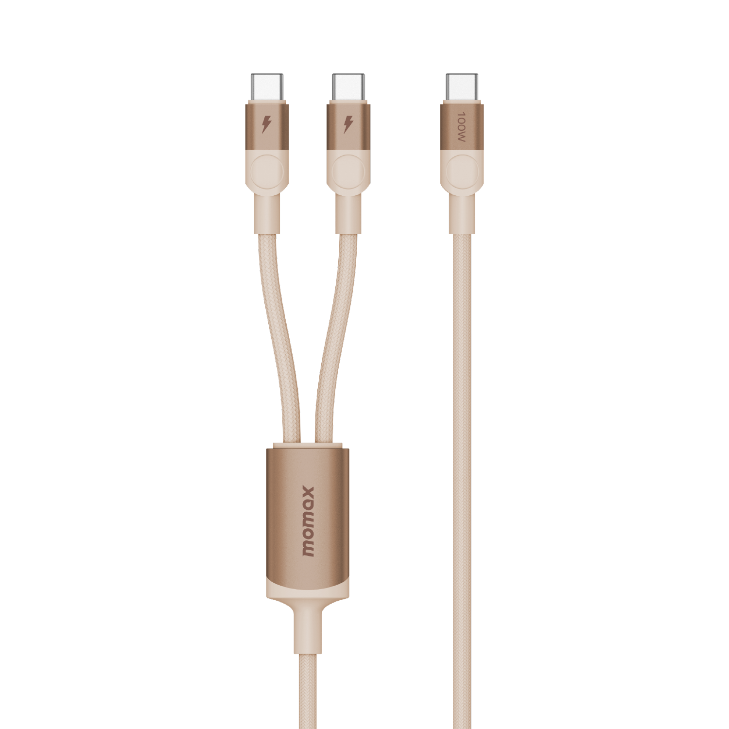 Momax DC56 Mag.Link 100W USB-C to Dual USB-C Magnetic Cable (2m)