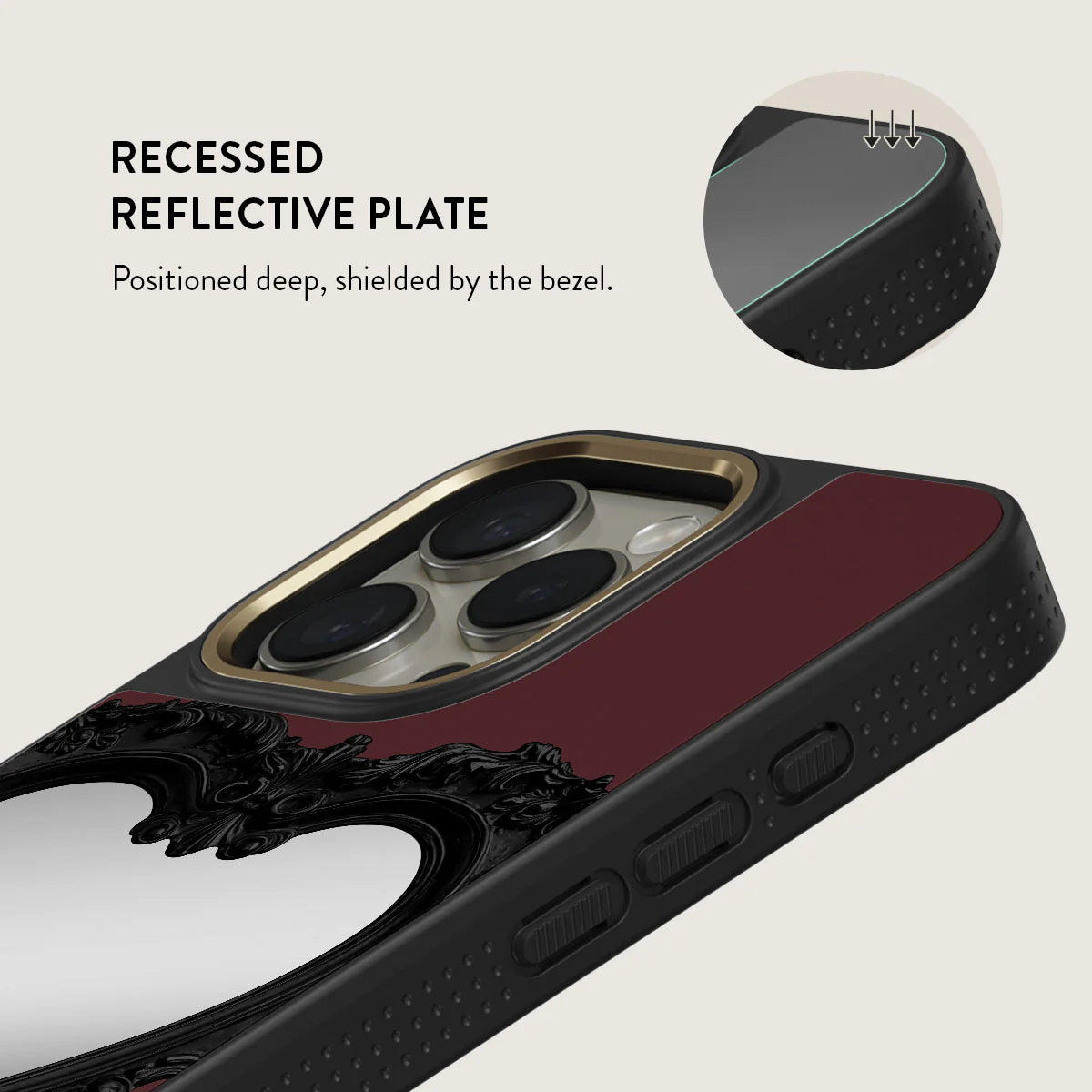 BURGA iPhone 16 Pro / 16 Pro Max Temptation Elite Mirror Gold Tough MagSafe Case