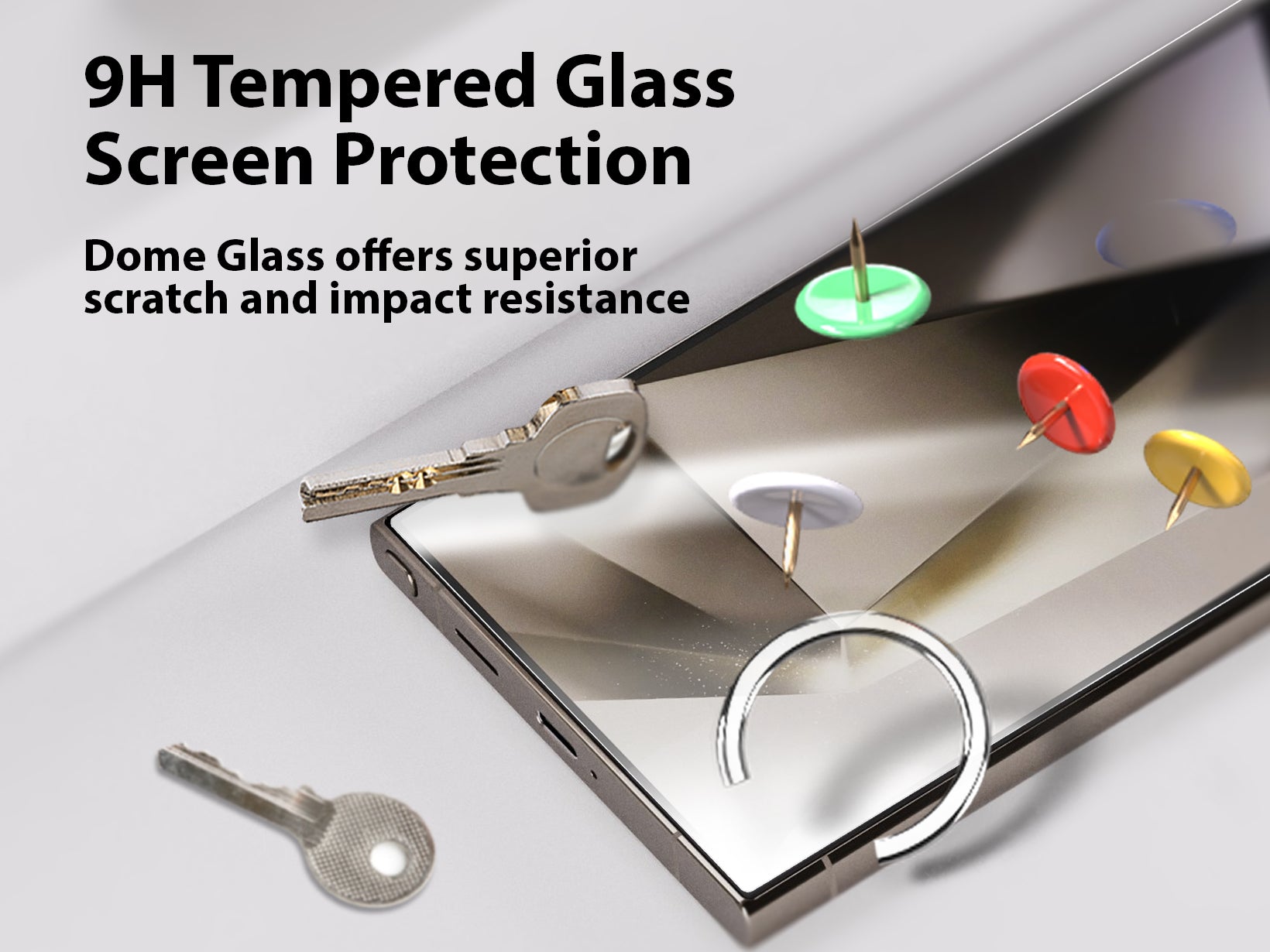 *Pre-Order*Whitestone Dome Glass Samsung Galaxy S24 Ultra Tempered Glass Screen Protector - Liquid Dispersion Tech