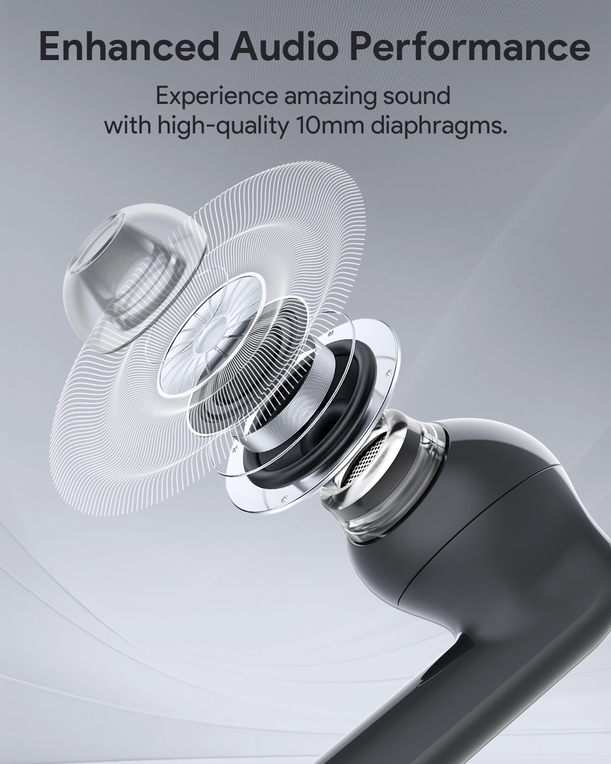 Aukey EP-B2 True Wireless Earbuds with Hybrid Active Noise Cancellation (ANC)