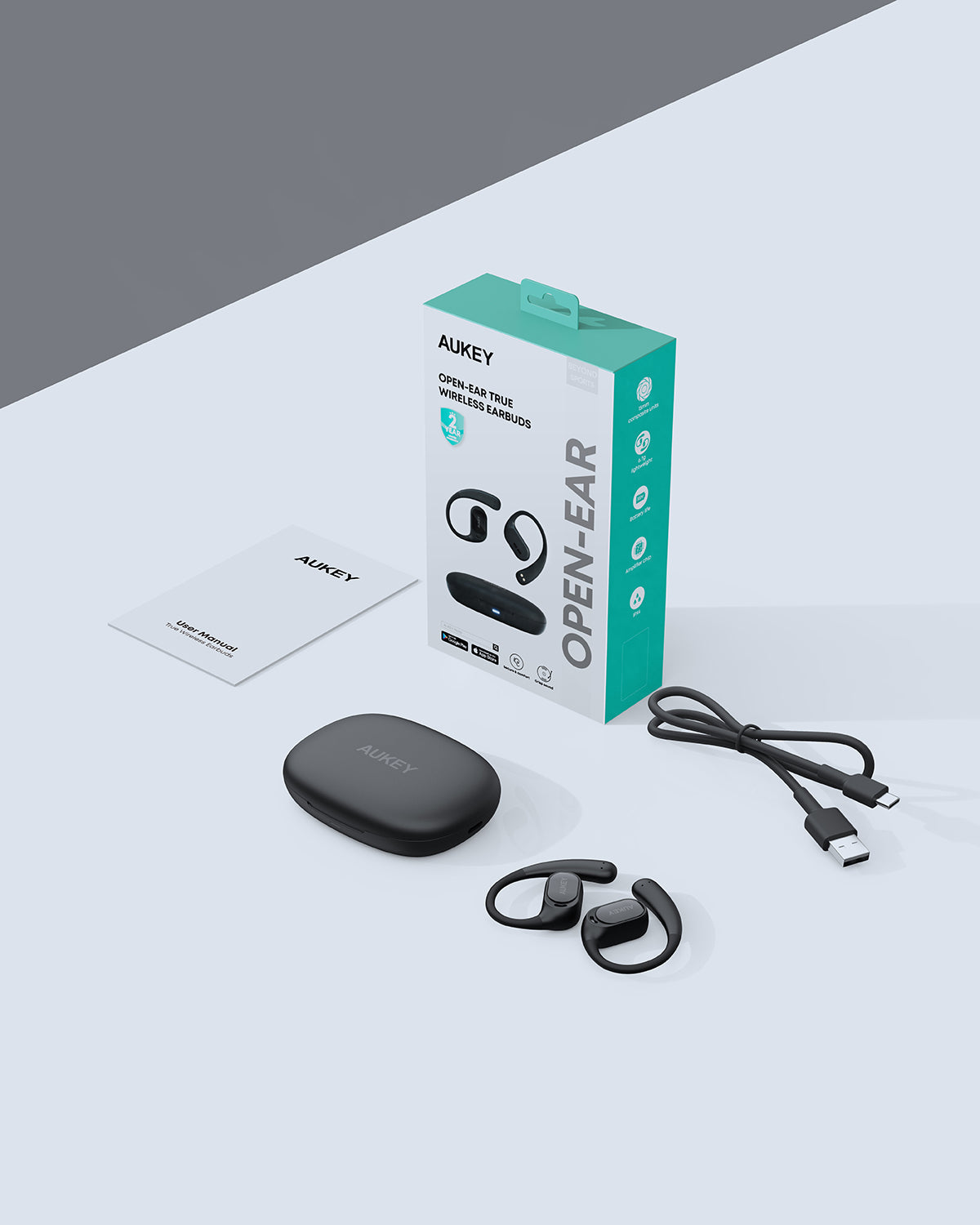 AUKEY EP-S1 Open Ear True Wireless Earbuds Bluetooth TWS Sports Earbuds