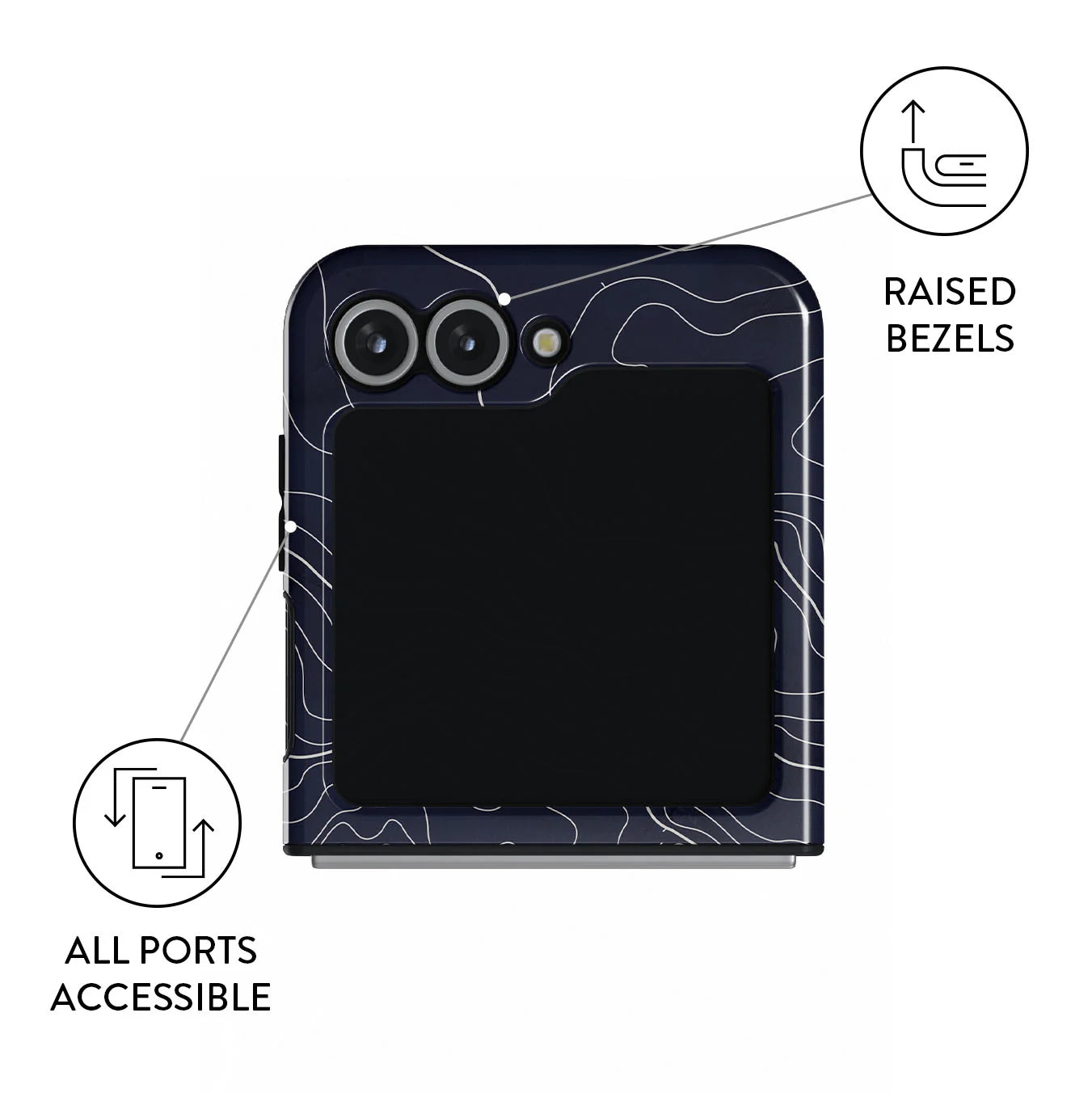 BURGA Samsung Galaxy Z Flip 6 Drifting Shores Tough Case