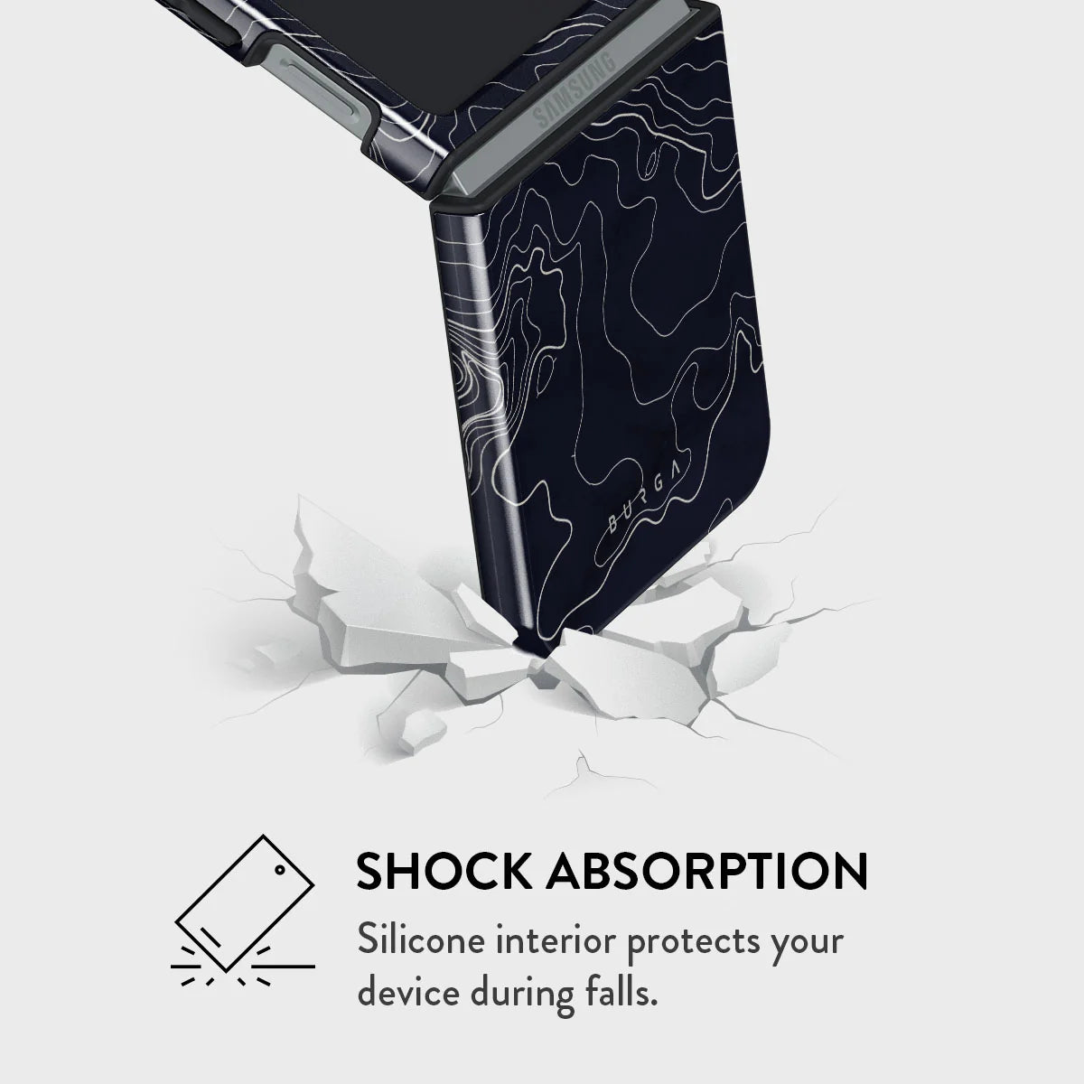 BURGA Samsung Galaxy Z Flip 6 Drifting Shores Tough Case