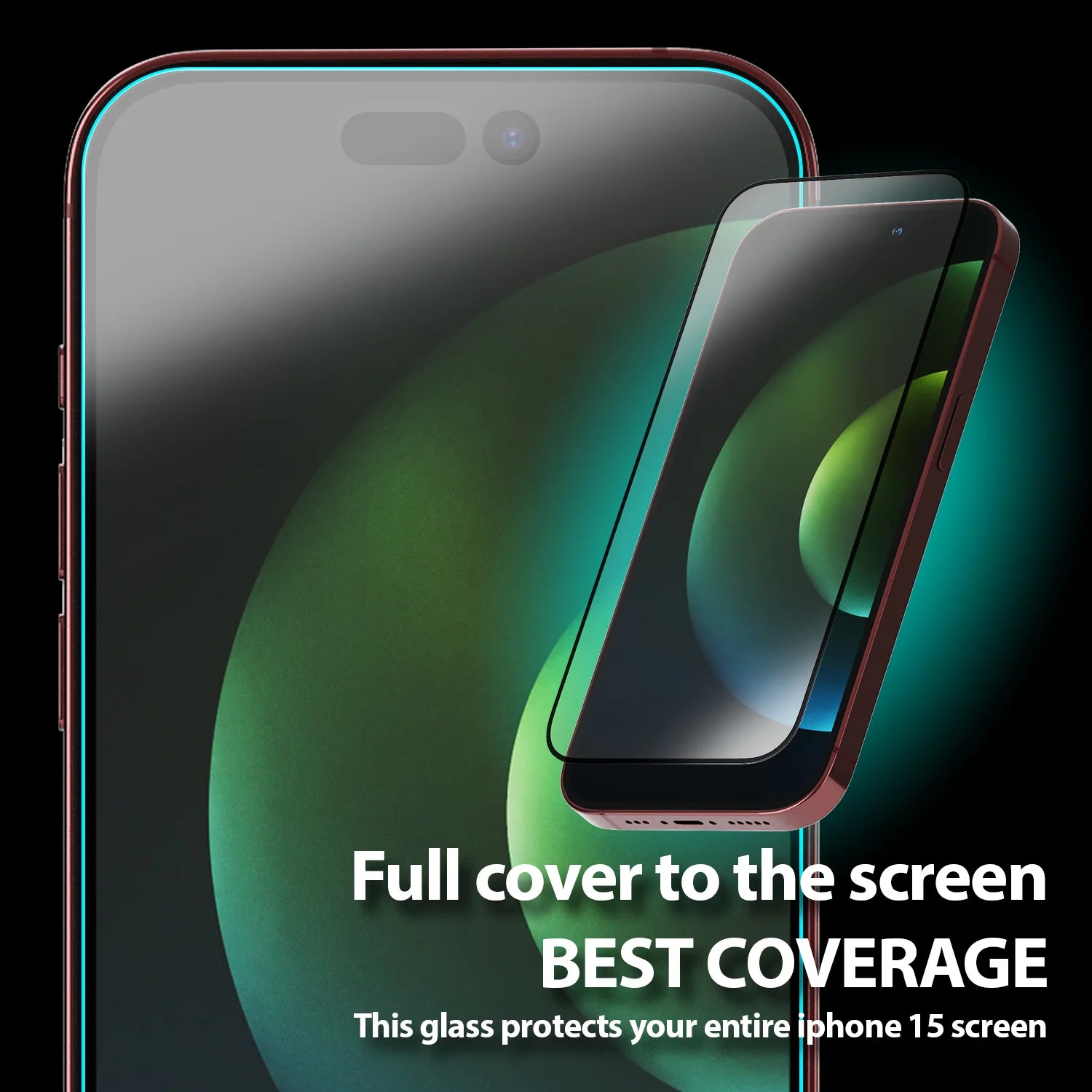 Whitestone EZ Clear Glass for iPhone 15 / 15 Pro / 15 Pro Max 5pcs Pack