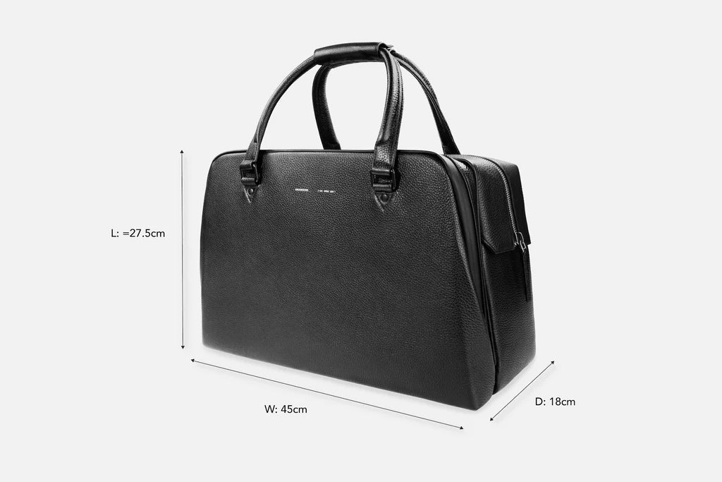 Grams(28) 181 Voyager Duffle Bag - Pebbled Black