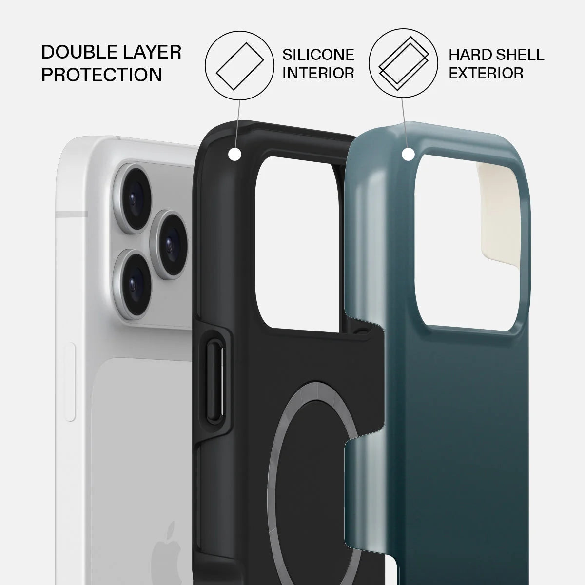 BURGA iPhone 18 / 17 Series Black Hole Tough MagSafe Case