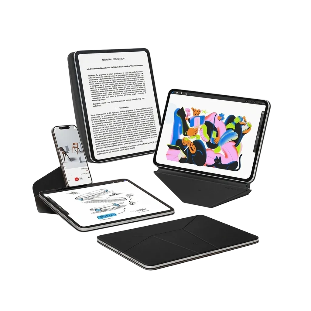 MOFT Dynamic Folio for iPad Pro 11 (2024/2025) / Pro 13 (2024/2025) / Air 13 (2026/2025/2024) & Pro 12.9 (4-6th Gen) / 10 & 11th Gen / Mini 6 & 7th Gen / Pro 11, 2-4th Gen & Air 4-7th Gen