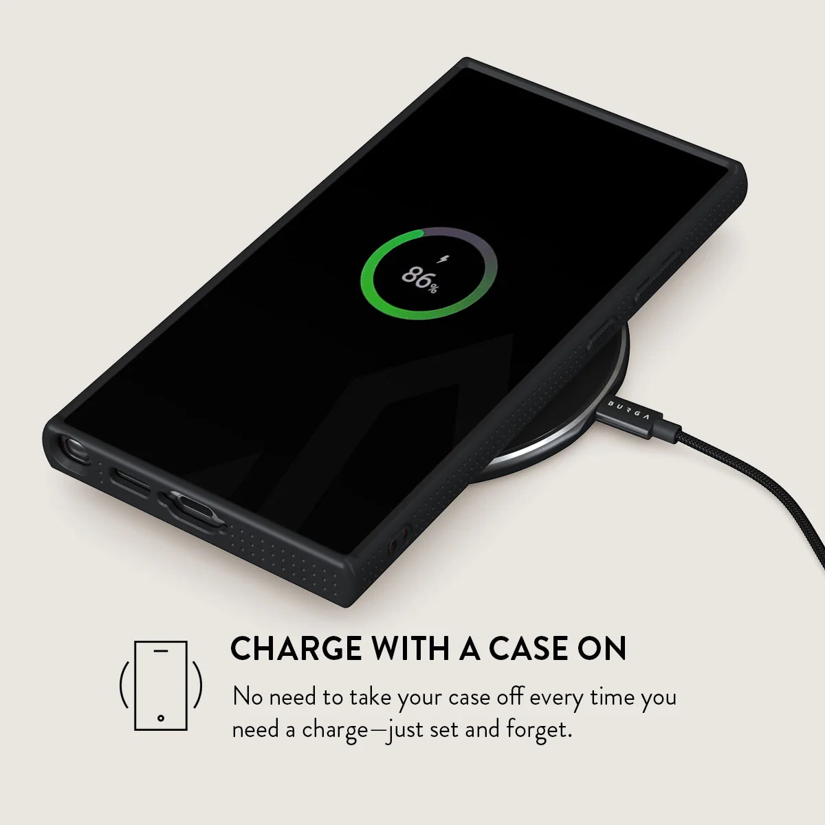 BURGA Samsung Galaxy S24 Ultra BFF Elite Gold Tough Case