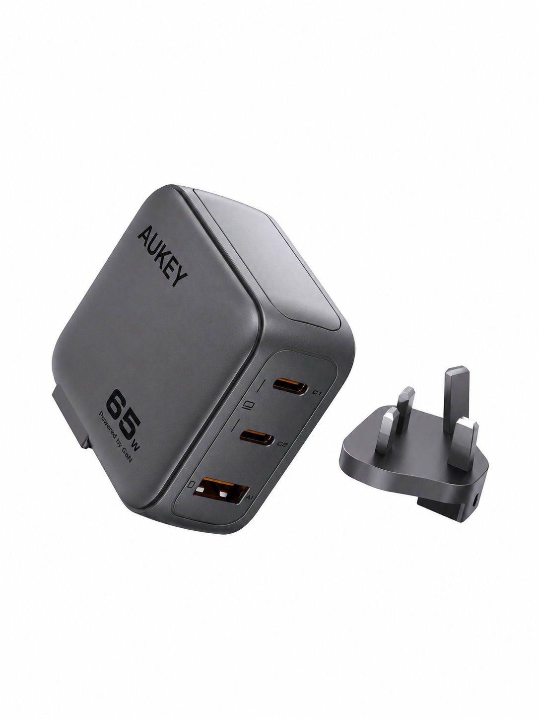 Aukey PA-B8 Nova Pin 65W GaN Wall Charger