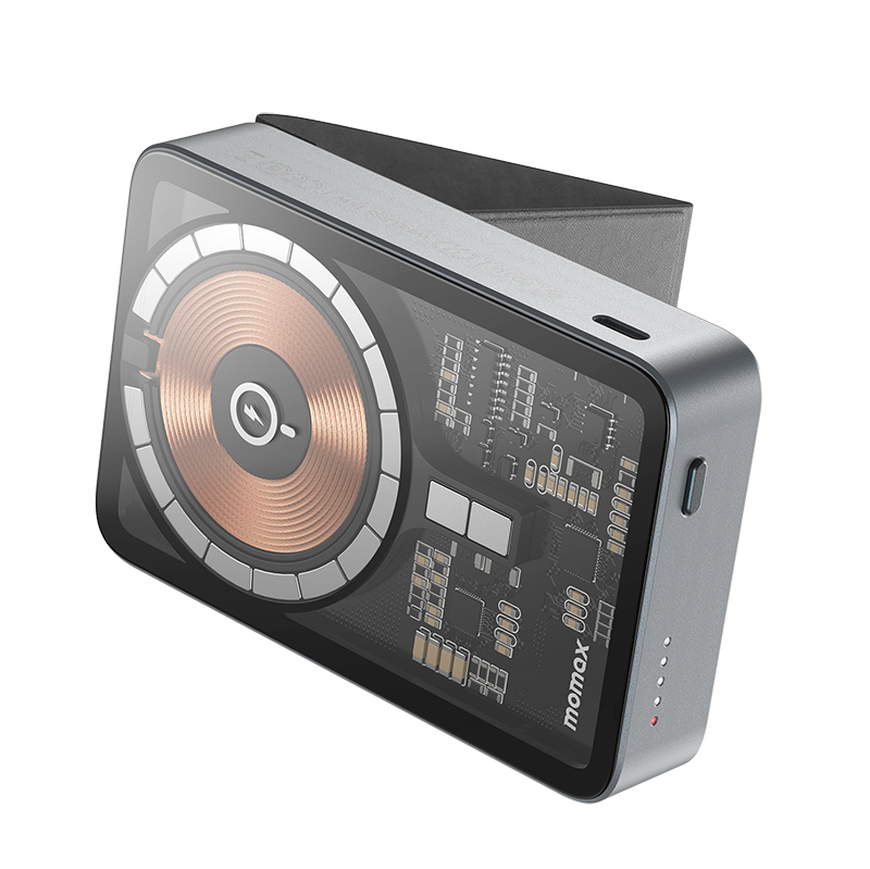 Momax IP111 Q.Mag Power 11 Magnetic Wireless Battery Pack with Stand 10000mAh