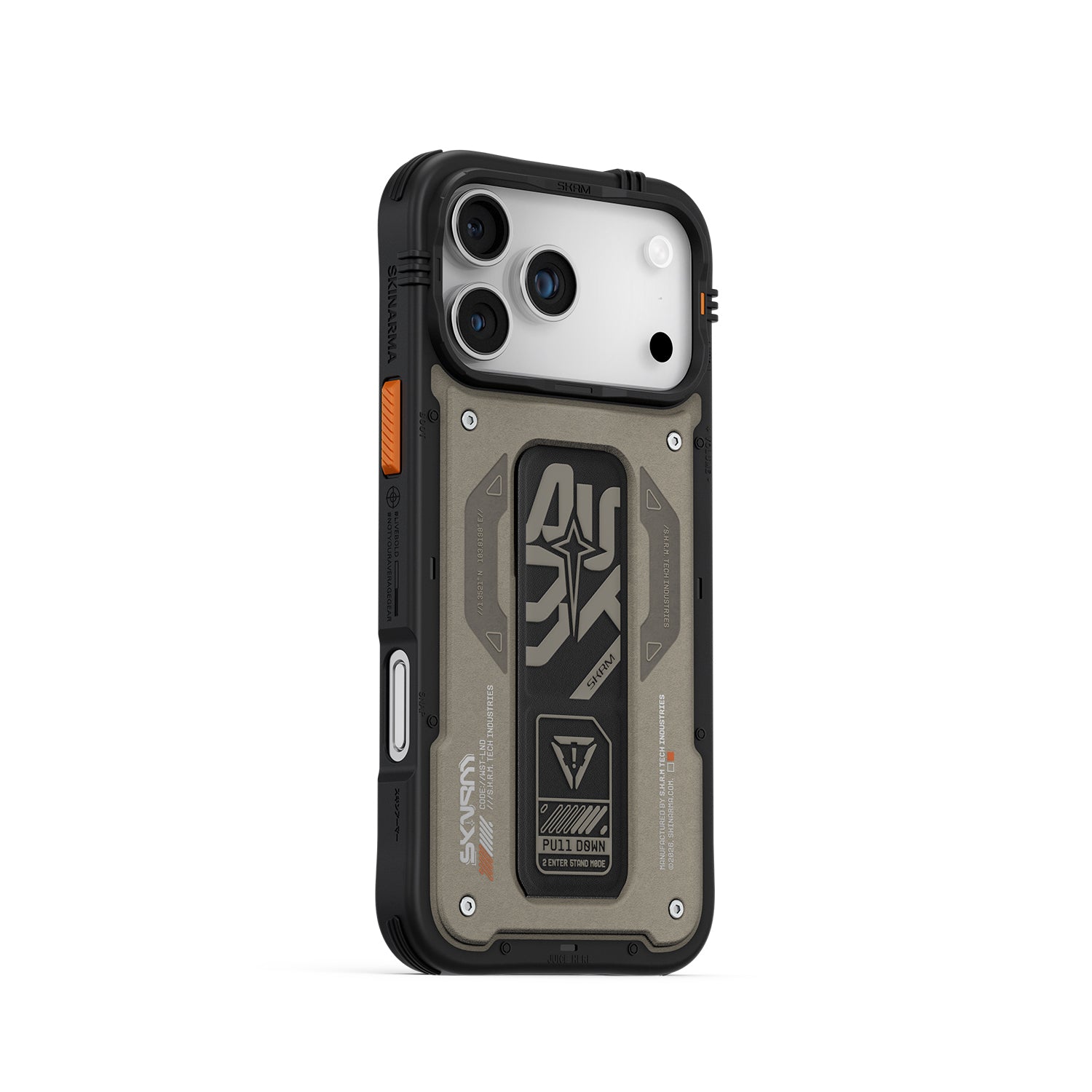 Skinarma iPhone 17 Pro / 17 Pro Max Aegis Mag-Charge Back Case - Grey