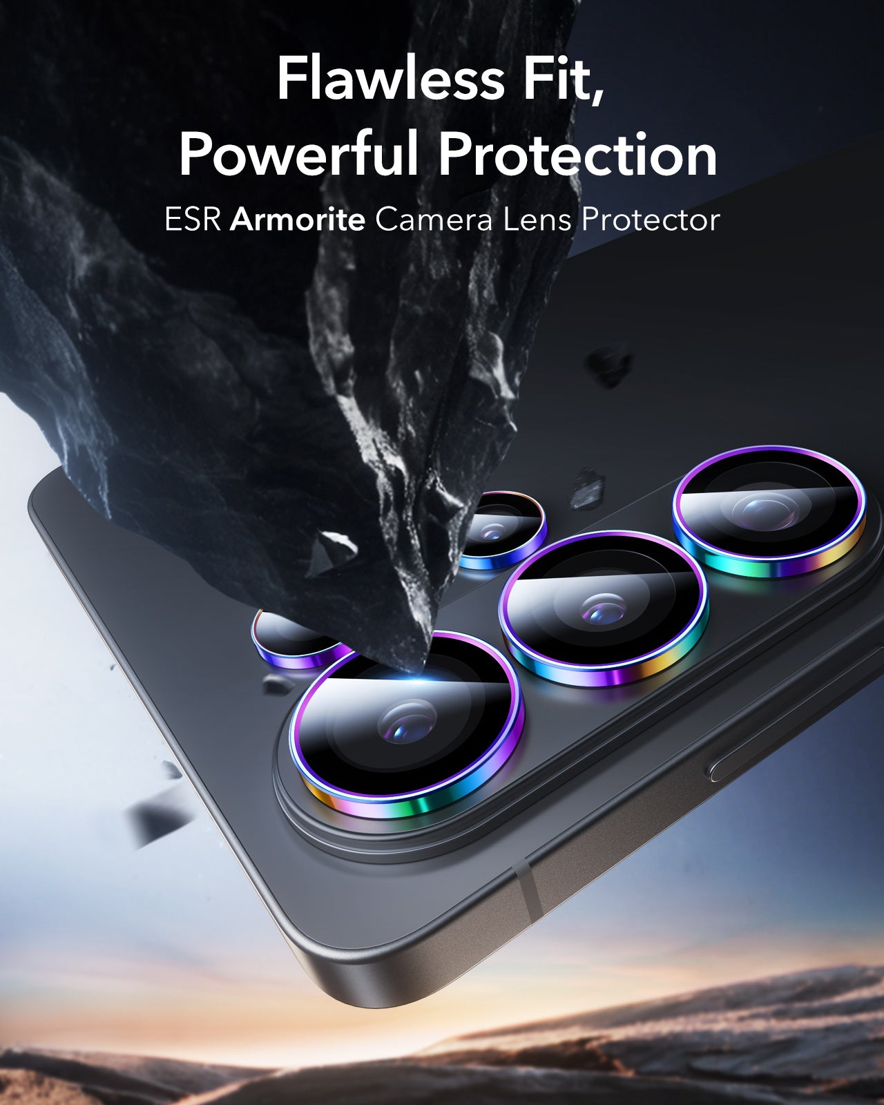 ESR Samsung Galaxy S26 Ultra Armorite Camera Lens Protector (Set of 5)