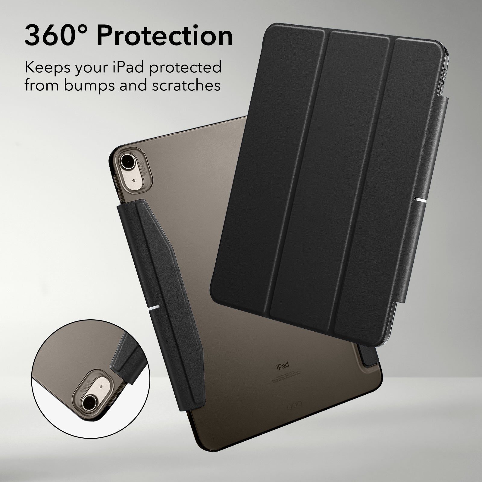 ESR iPad Air 11 (24/25), Air 10.9 (5th/4th Gen) Ascend Trifold Case