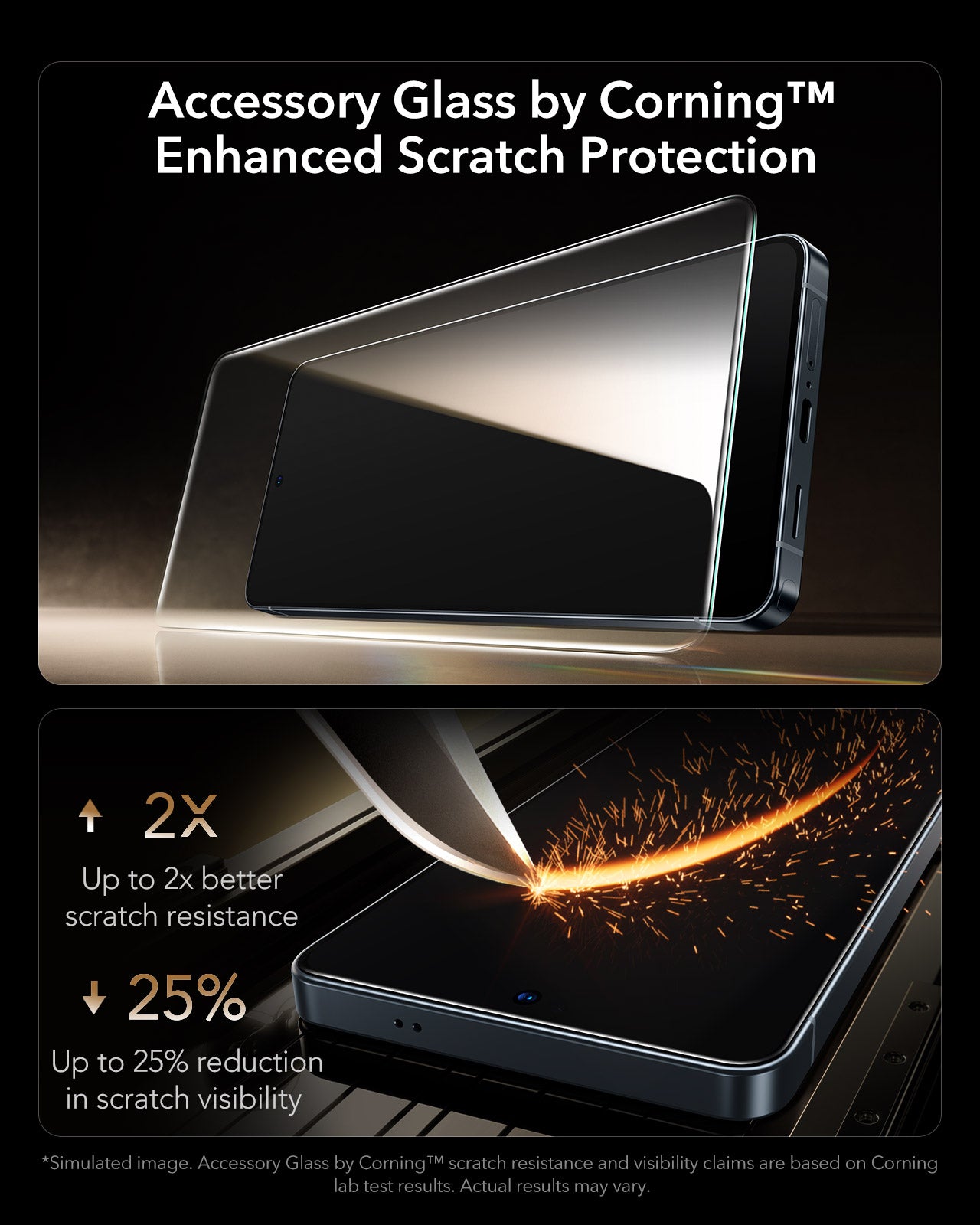 ESR Samsung Galaxy S26 Series UltraFit Armorite Pro Tempered Glass (1pc Pack)