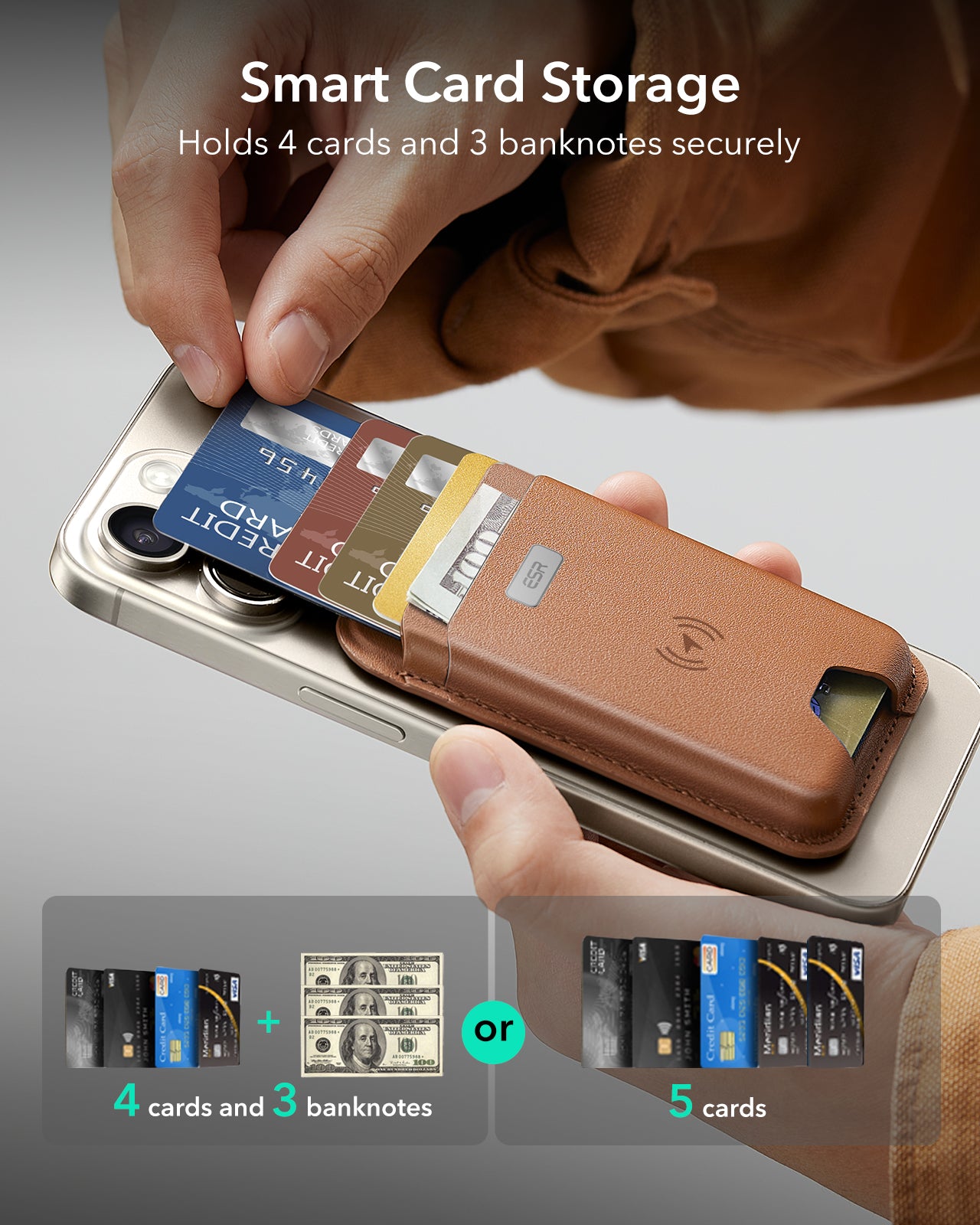 ESR Halolock Geo Wallet Boost works Apple Find My