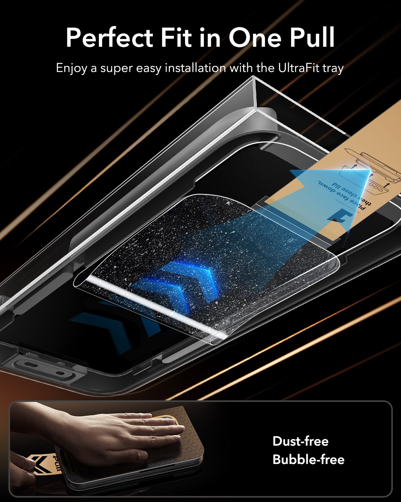 ESR Samsung Galaxy S26 Series UltraFit Armorite Pro Tempered Glass (1pc Pack)