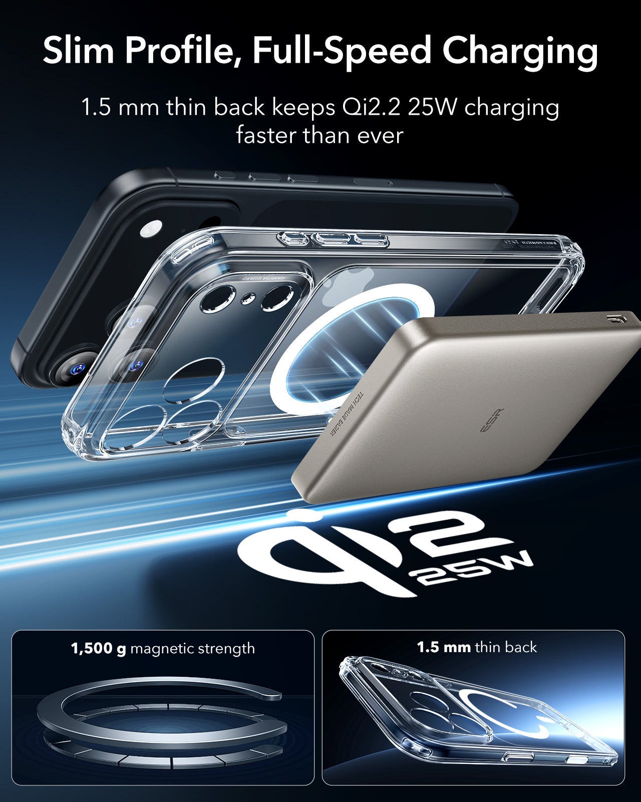 ESR iPhone 17 Series Classic Hybrid Magsafe Case (Camera Control)