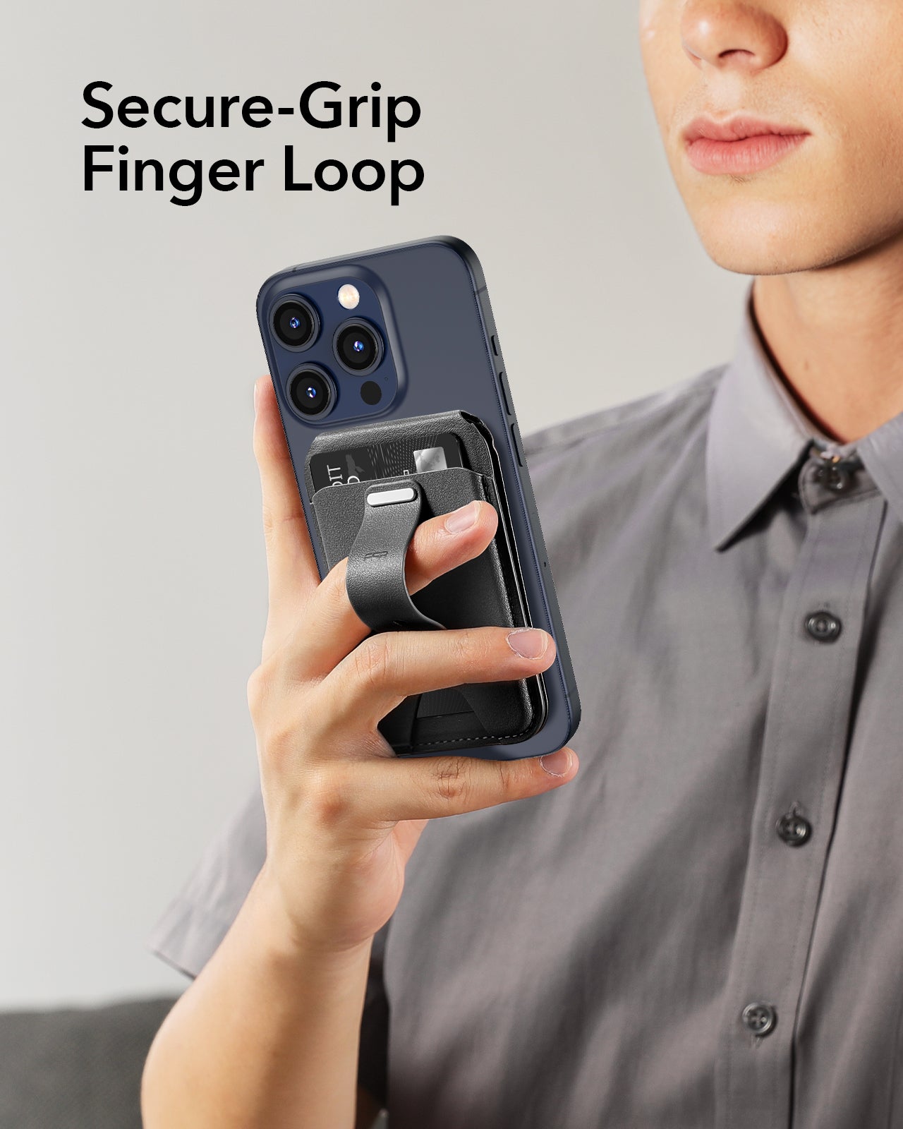 ESR HaloLock Grip Magnetic Wallet Stand