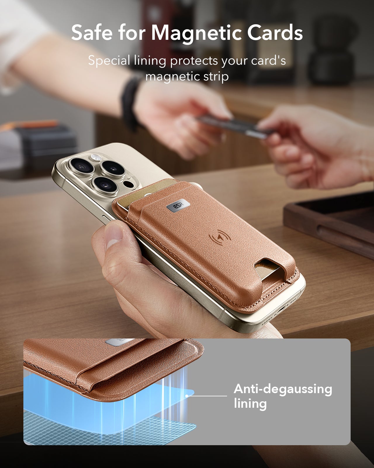 ESR Halolock Geo Wallet Boost works Apple Find My