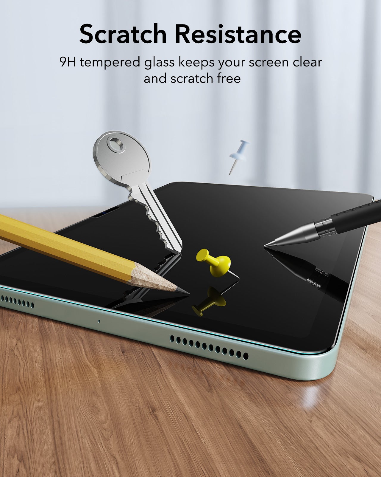 ESR iPad Air 11" (2024/2025) Tempered Glass Screen Protector 2pcs Pack