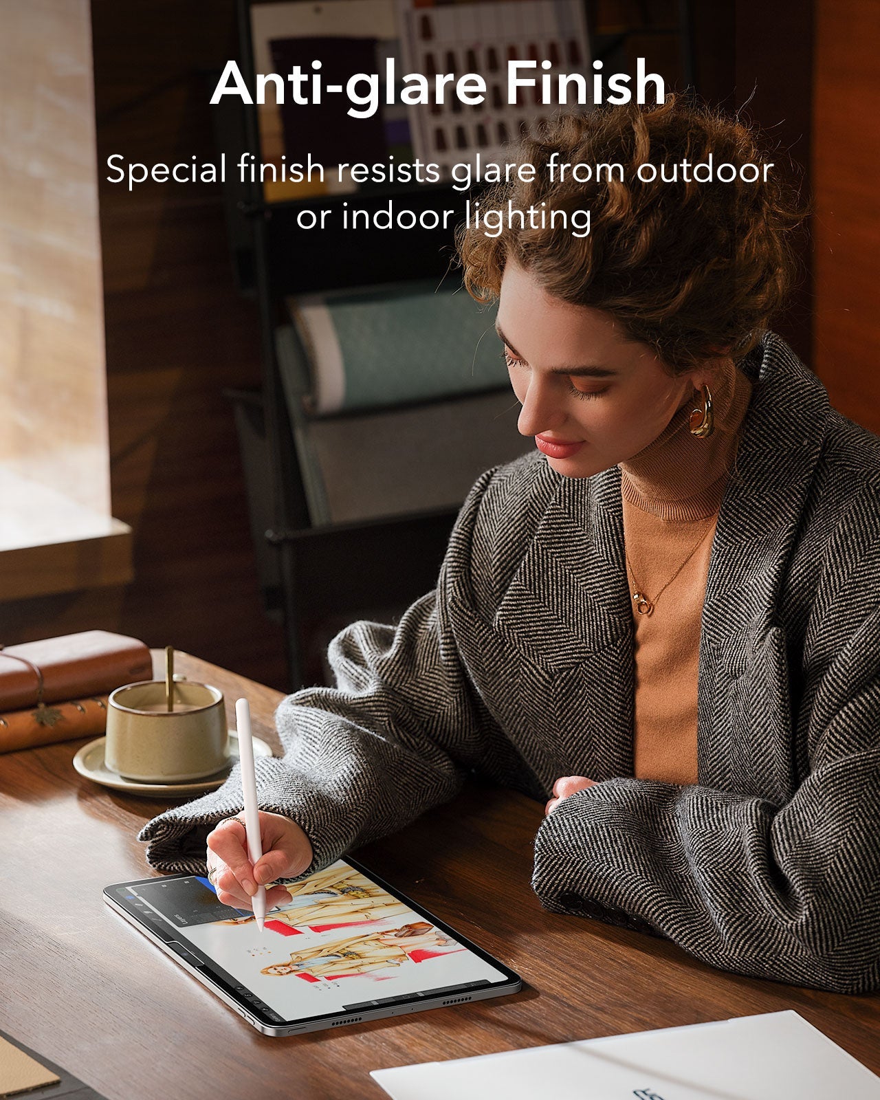 ESR iPad Air 11 / Air 13 (24/25) Paper-Feel Screen Protector 2pcs Pack