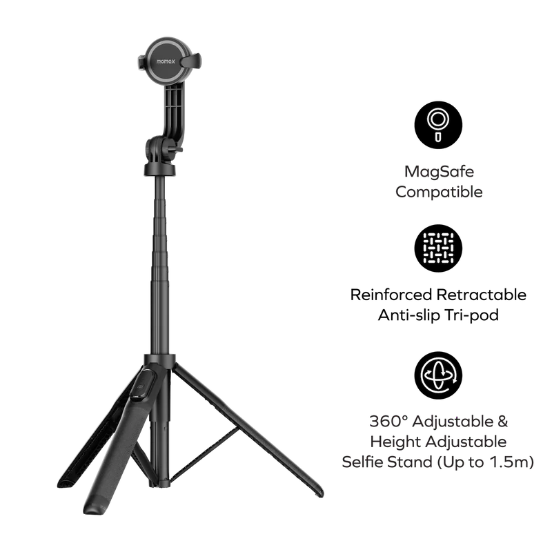 Momax KM17 1-Snap Pole Magnetic Selfie Stick