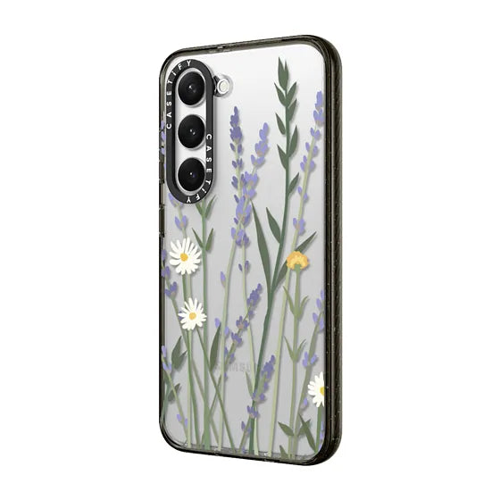 CASETiFY Impact Case for S24 Plus - Lana Lavender Mix Clear Black