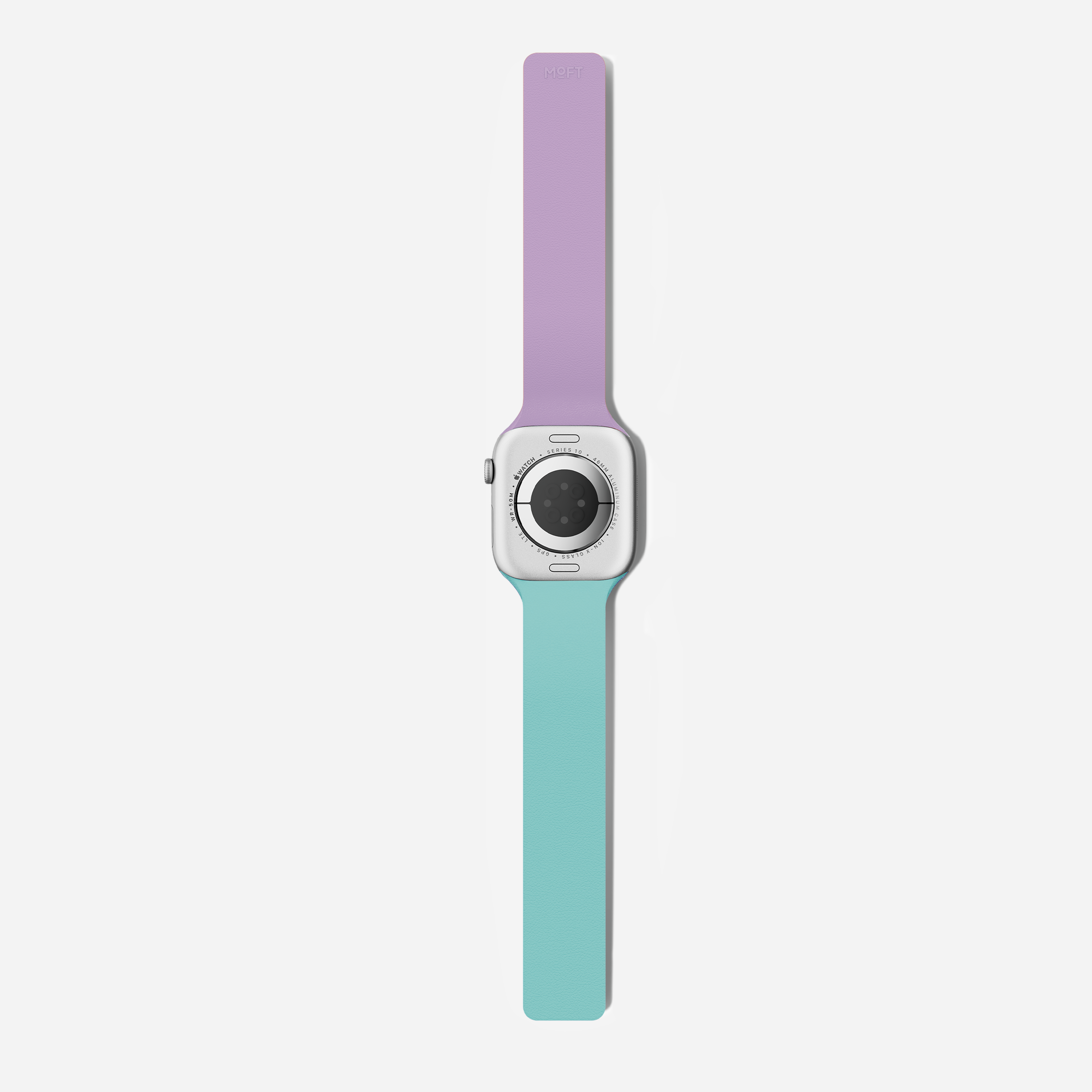 MOFT Snap Watch Band for Apple Watch 40mm/41mm/42mm & 44mm/45mm/46mm/49mm - Aqua Peony