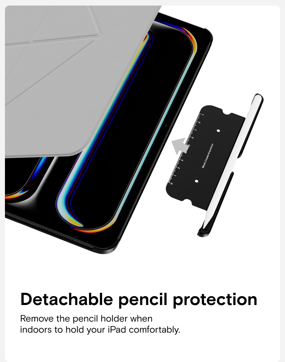 Moft Snap Float Folio Case for iPad Air 4/5 & iPad Pro 11" 2024 & 2025/ Air 11" / iPad Pro 13" 2024 & 2025/ Air 13" 2024 / Pro 11 1/2/3/4 Gen / Pro 12.9 3/4/5/6 Gen