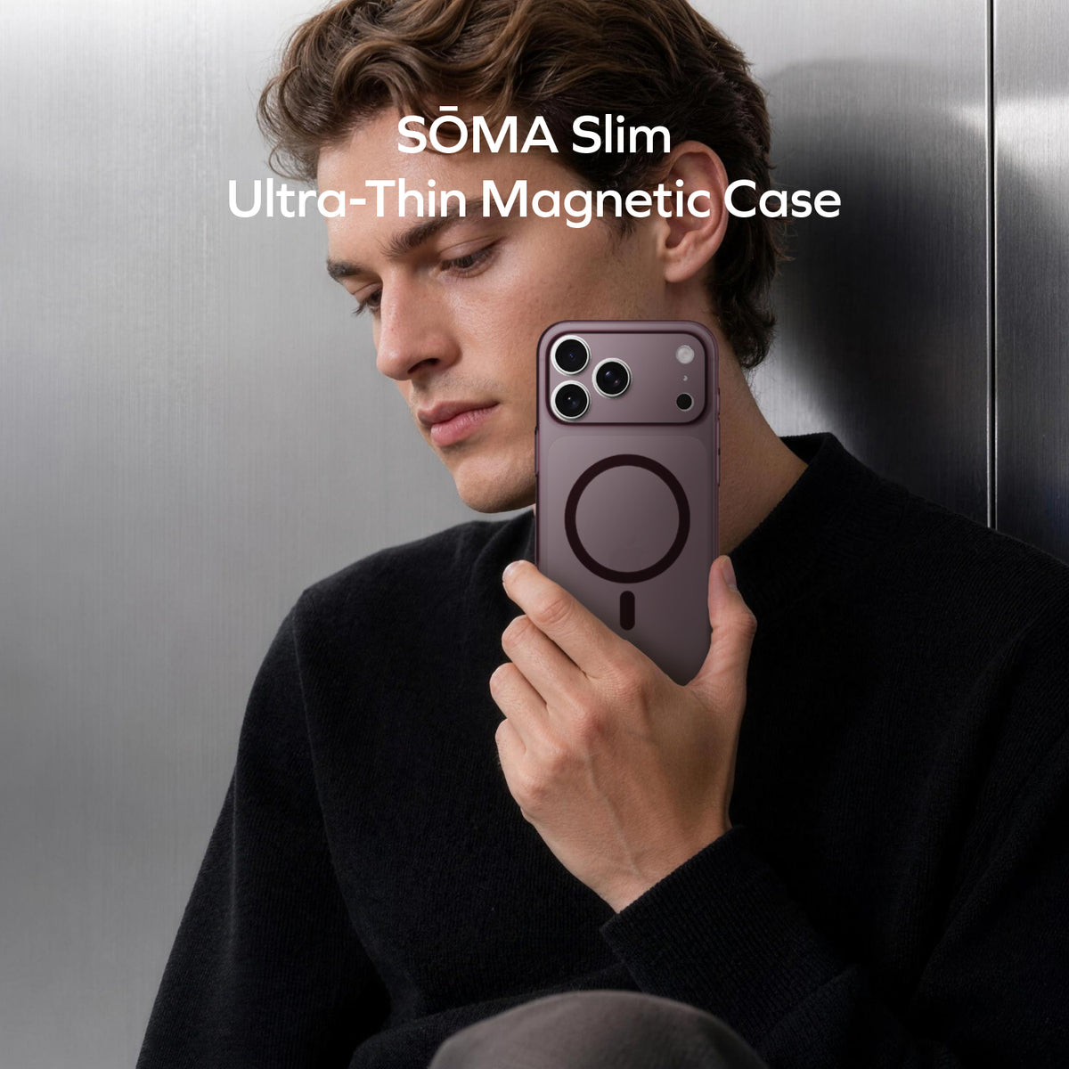 Momax MTAP26 iPhone 17 / 18 Pro / Pro Max - SOMA Slim Ultra-Thin Magnetic Case