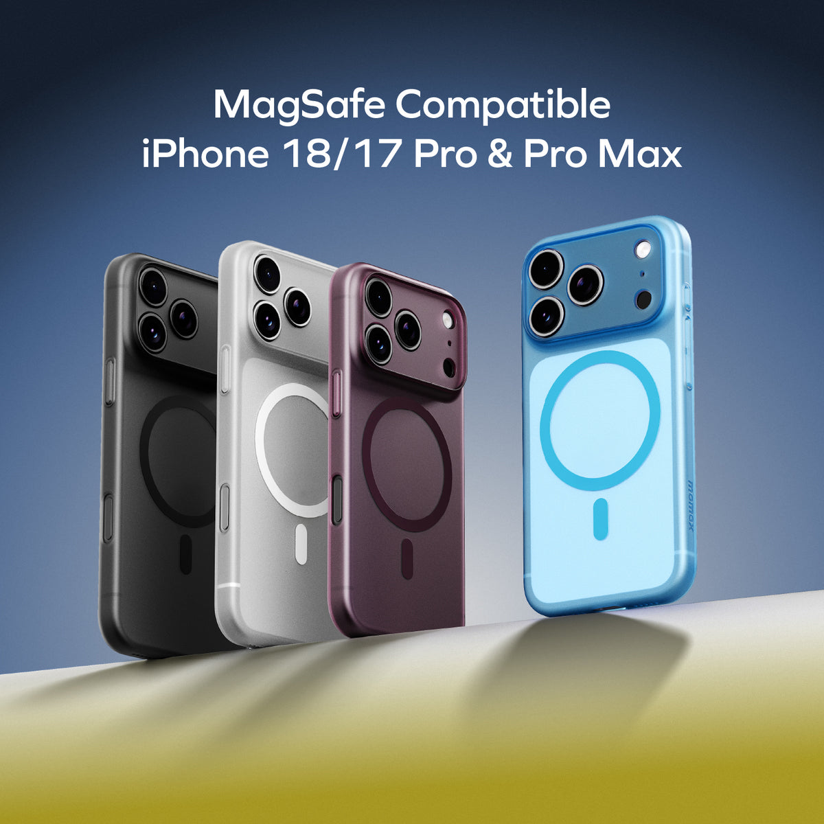 Momax MTAP26 iPhone 17 / 18 Pro / Pro Max - SOMA Slim Ultra-Thin Magnetic Case