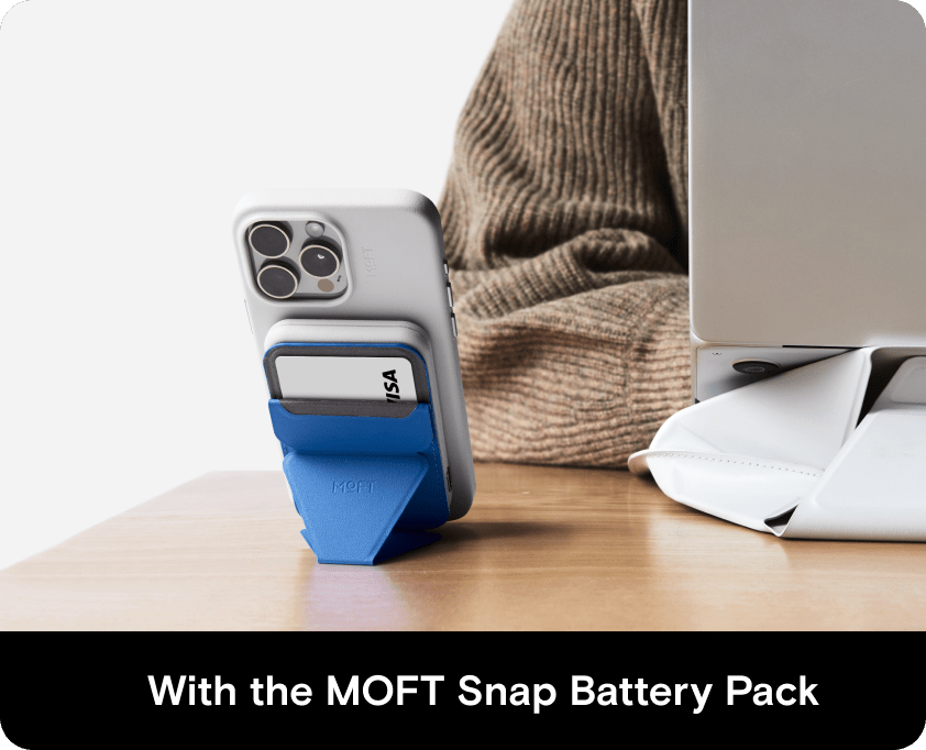 MOFT Snap-On Phone Stand & Wallet MOVAS™ (MagSafe® Compatible)