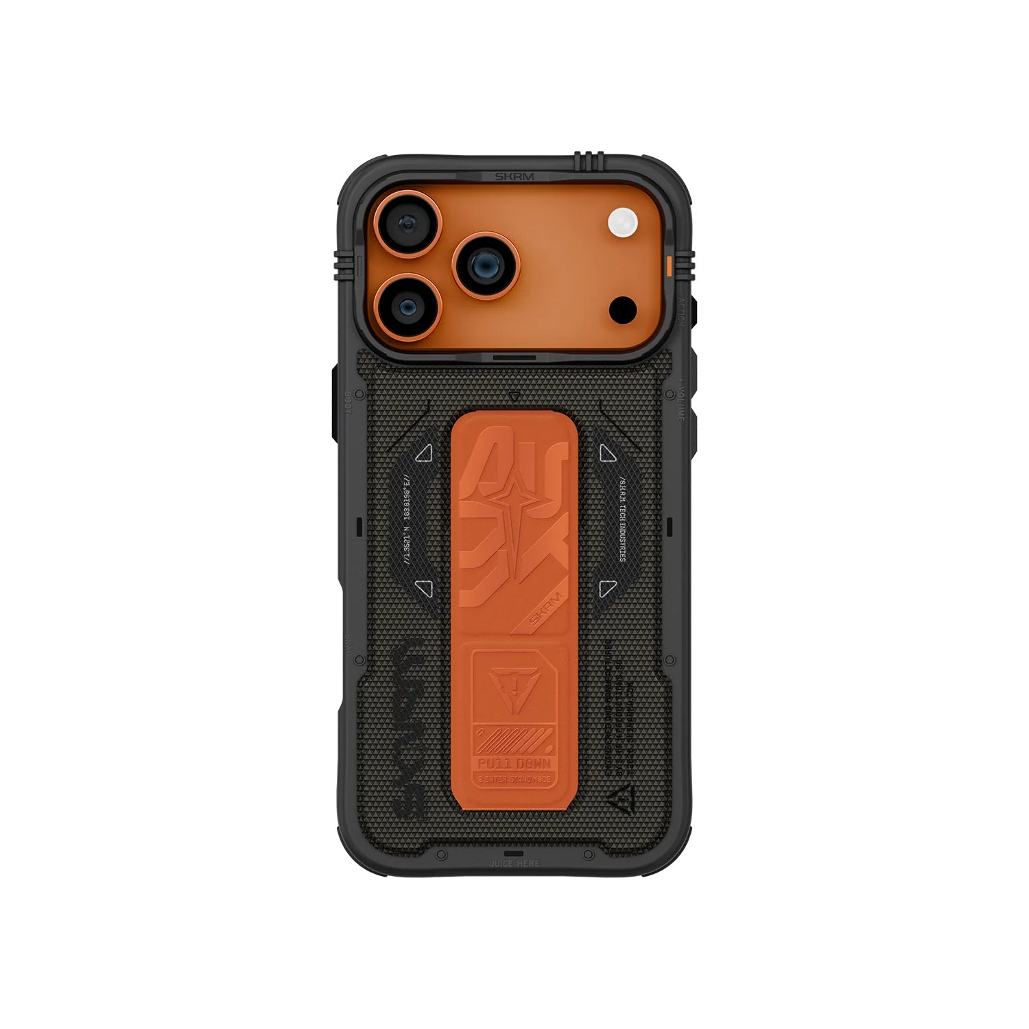 Skinarma iPhone 17 Pro / 17 Pro Max Phantom Mag-Charge Back Case With Grip Stand - Olive
