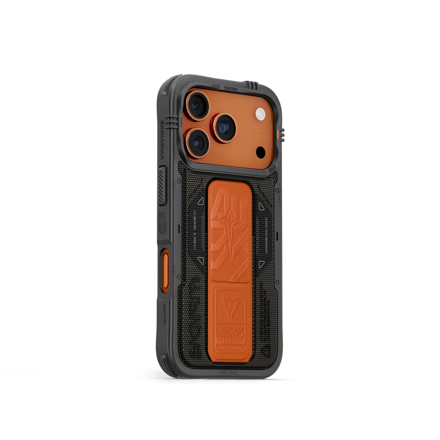 Skinarma iPhone 17 Pro / 17 Pro Max Phantom Mag-Charge Back Case With Grip Stand - Olive