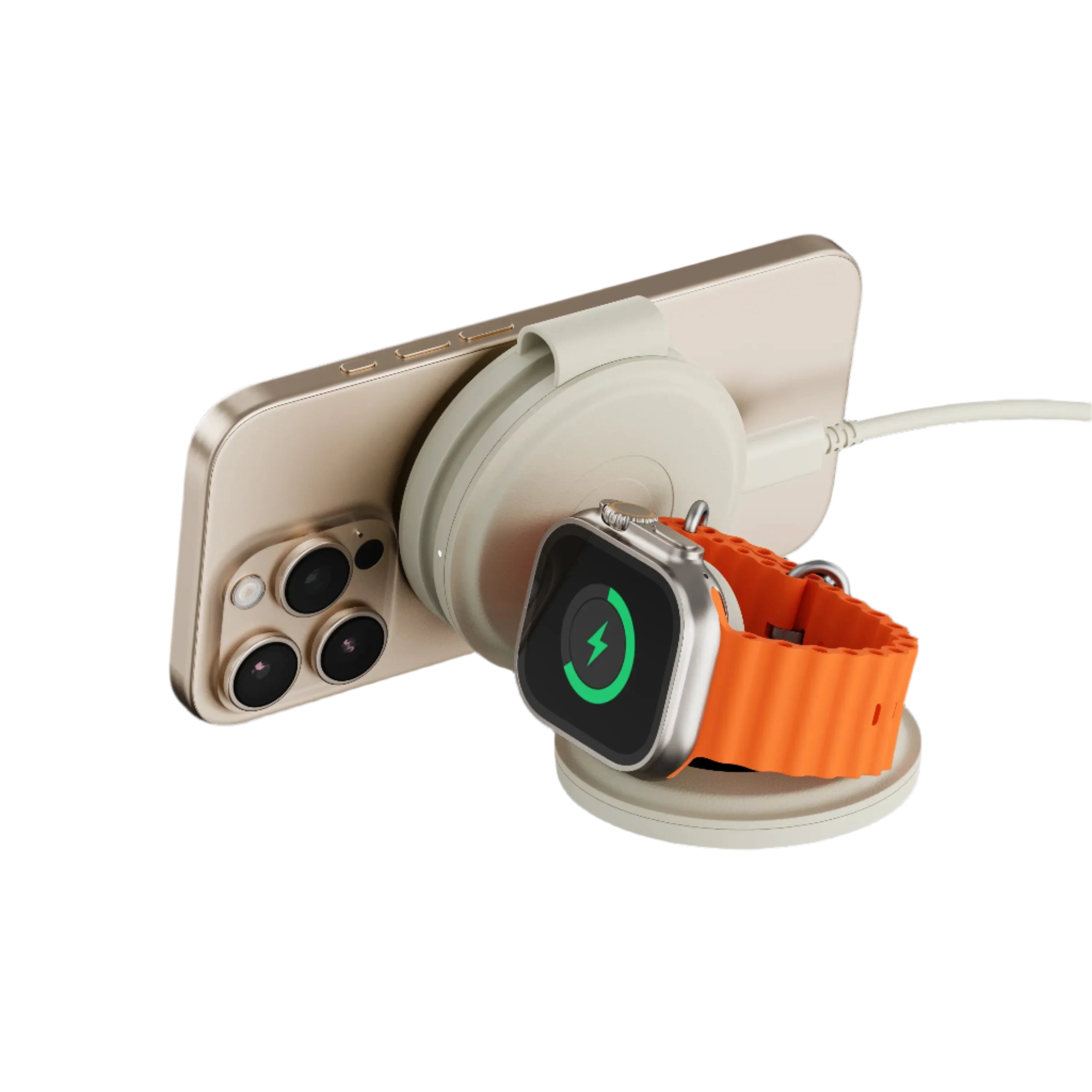 Satechi OnTheGo Qi2 3-in-1 Wireless Charger