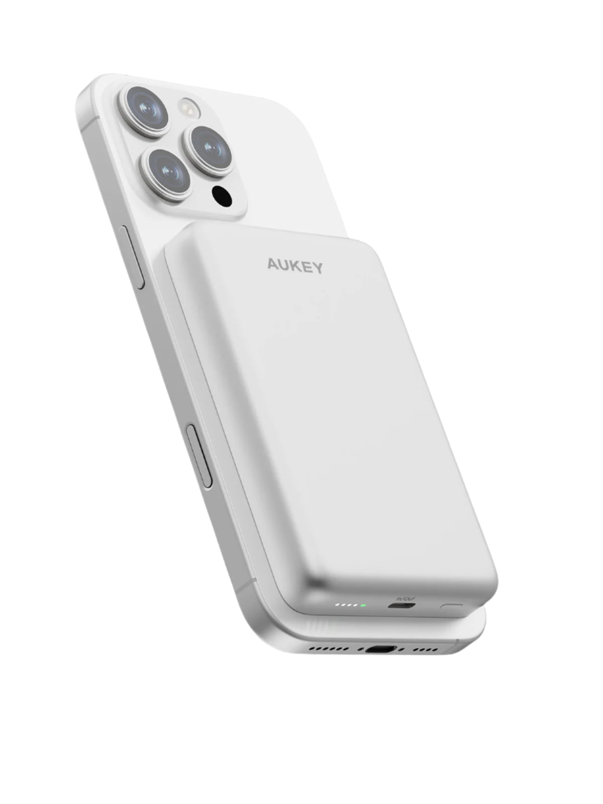 Aukey PB-MS08 MagFusion M Qi2 10000mAh Ultra Slim Magnetic Wireless Power Bank (24 Months Warranty)