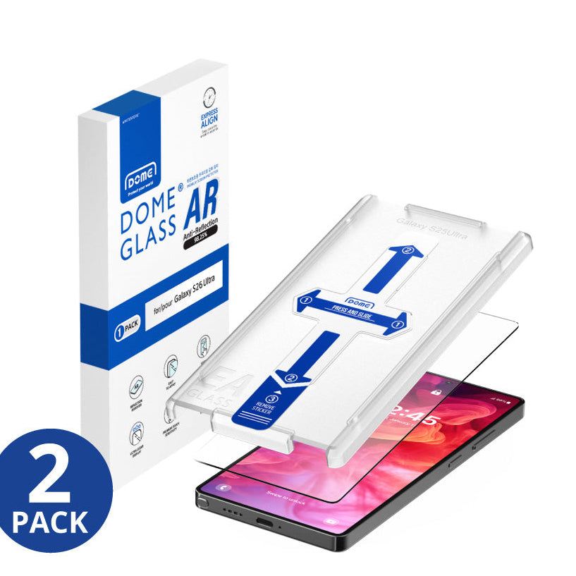Whitestone AR Clear Glass for S26 | S26 plus | S26 Ultra (2pcs Pack)