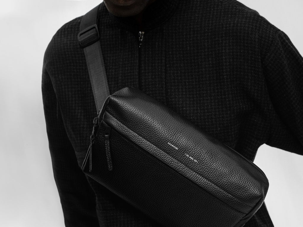 Grams(28) 156 City Sling Leather Bag