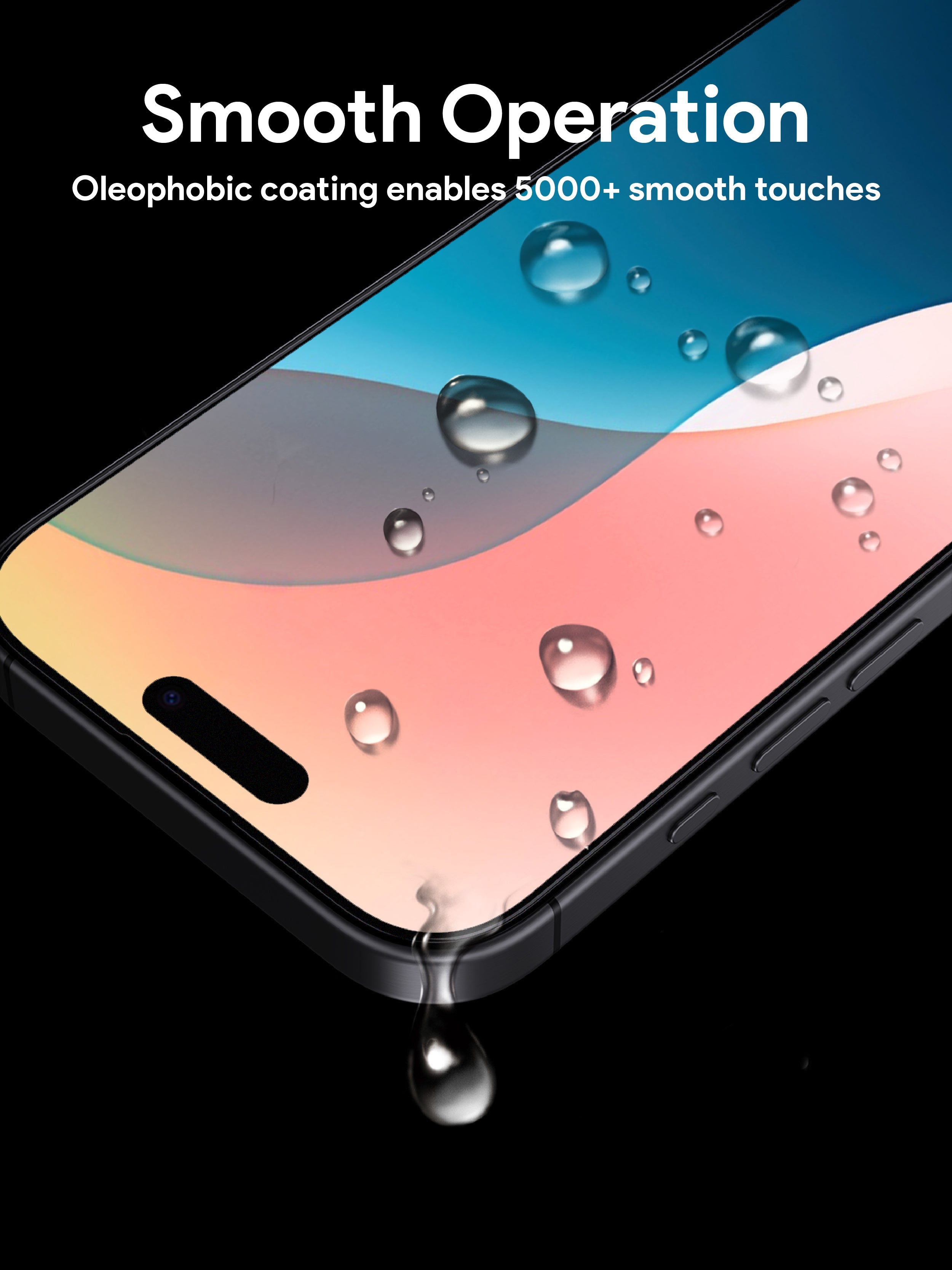 AUKEY SP-HT20 ClearView High Clarity Screen Protector for iPhone 16 / 16 Plus / 16 Pro / 16 Pro Max