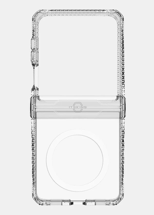 ITSKINS Samsung Galaxy Z Flip 7 Hybrid R Clear Hinge (MagSafe Compatible)