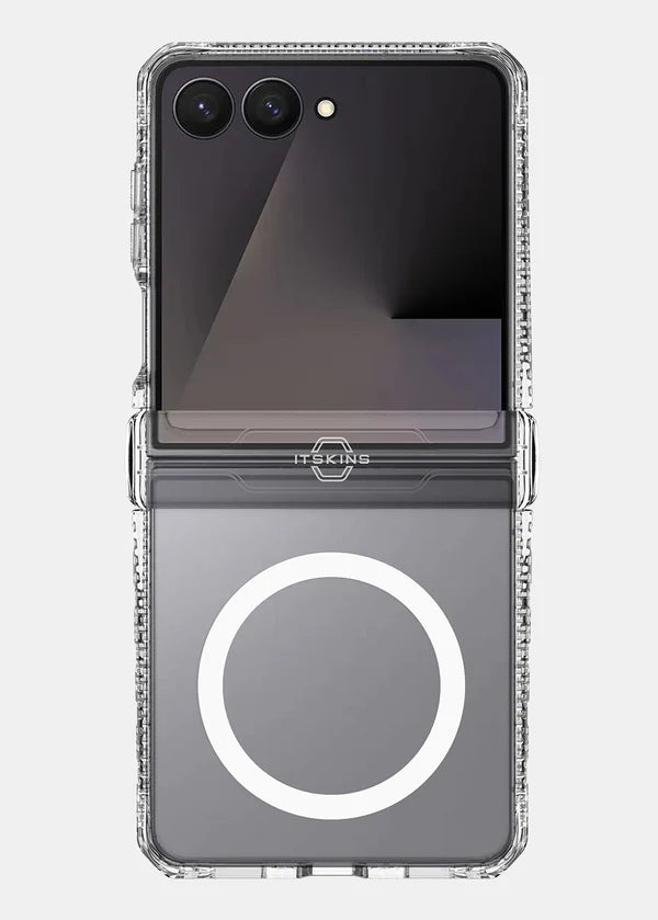 ITSKINS Samsung Galaxy Z Flip 7 Hybrid R Clear Hinge (MagSafe Compatible)