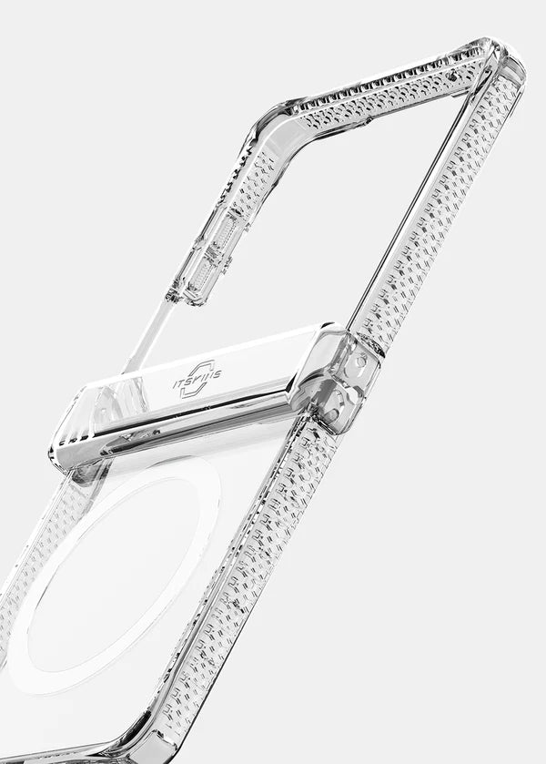 ITSKINS Samsung Galaxy Z Flip 8 Hybrid R Clear Hinge (MagSafe Compatible) - Transparent
